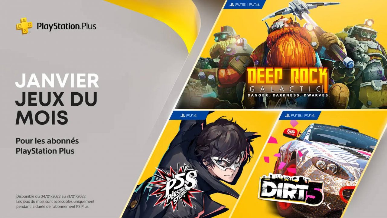 PlayStation Plus – Les jeux gratuits de janvier 2022